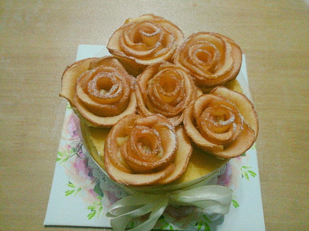 玫瑰花苹果派