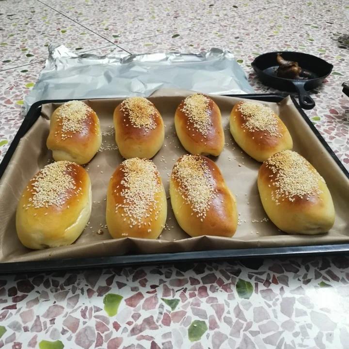 肉松沙拉酱面包（65度汤种）