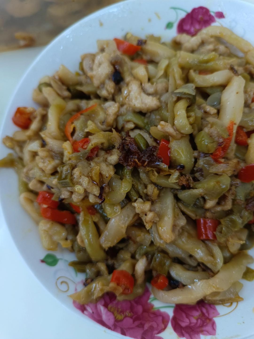 榨菜肉丝