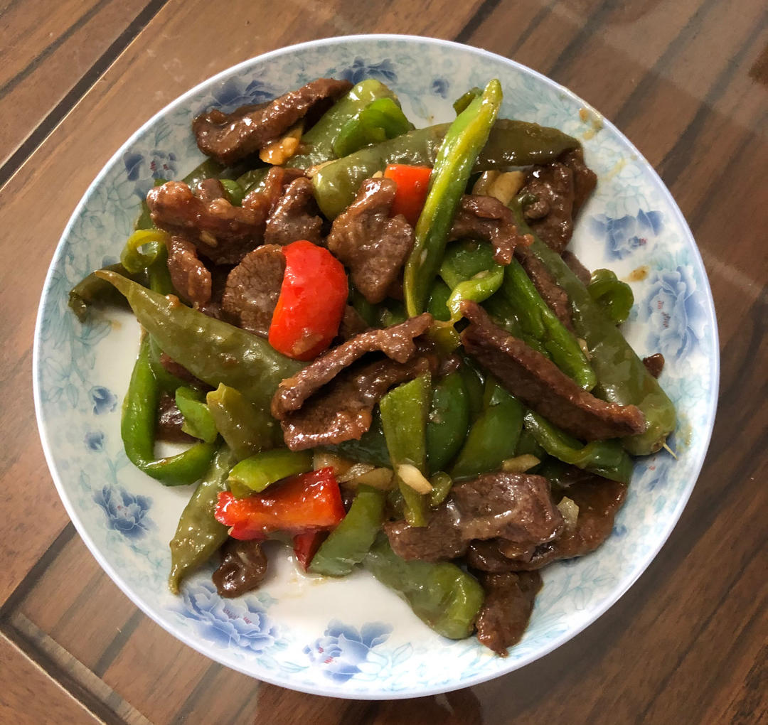 杭椒炒牛柳