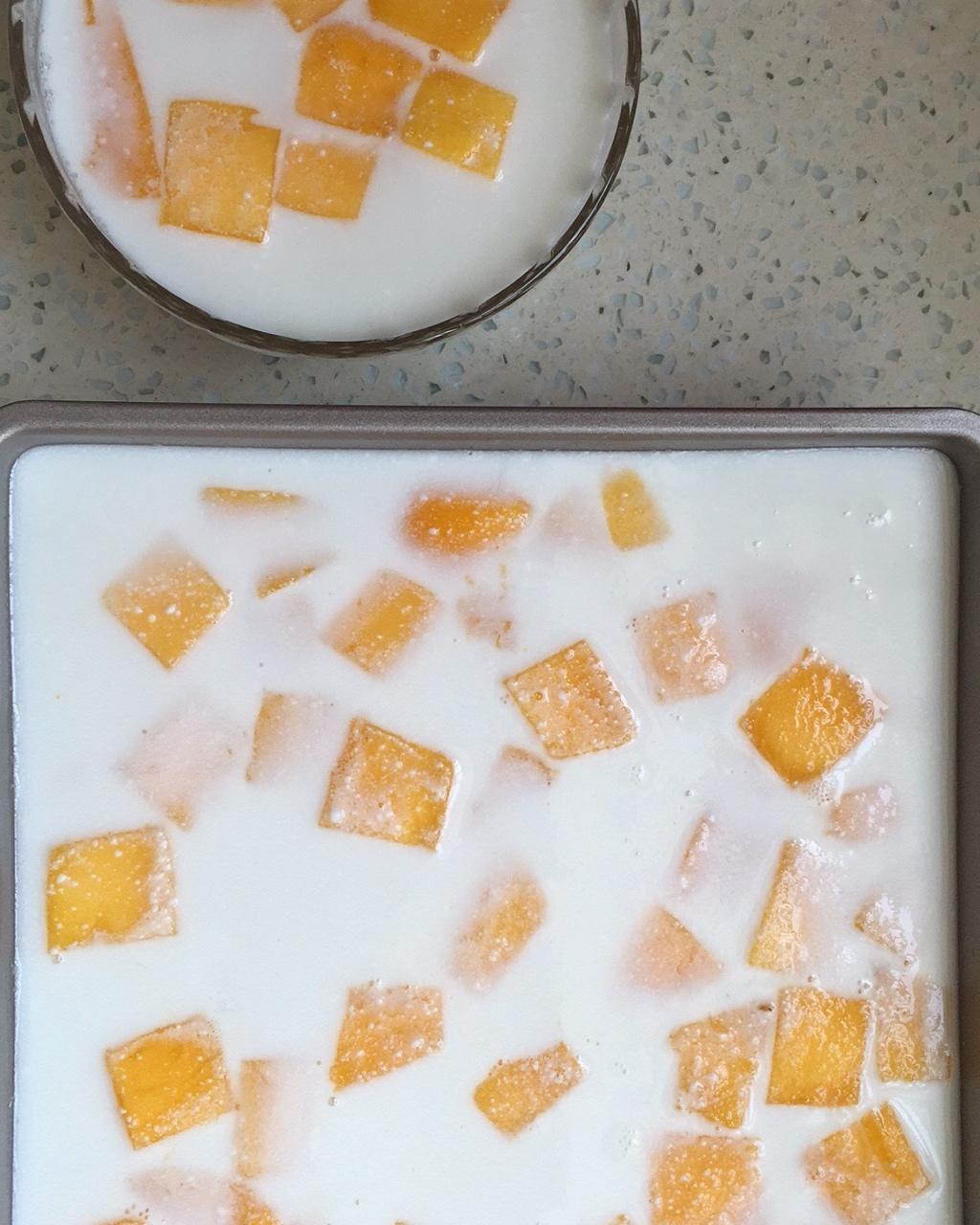 午后小甜点芒果椰汁糕教程