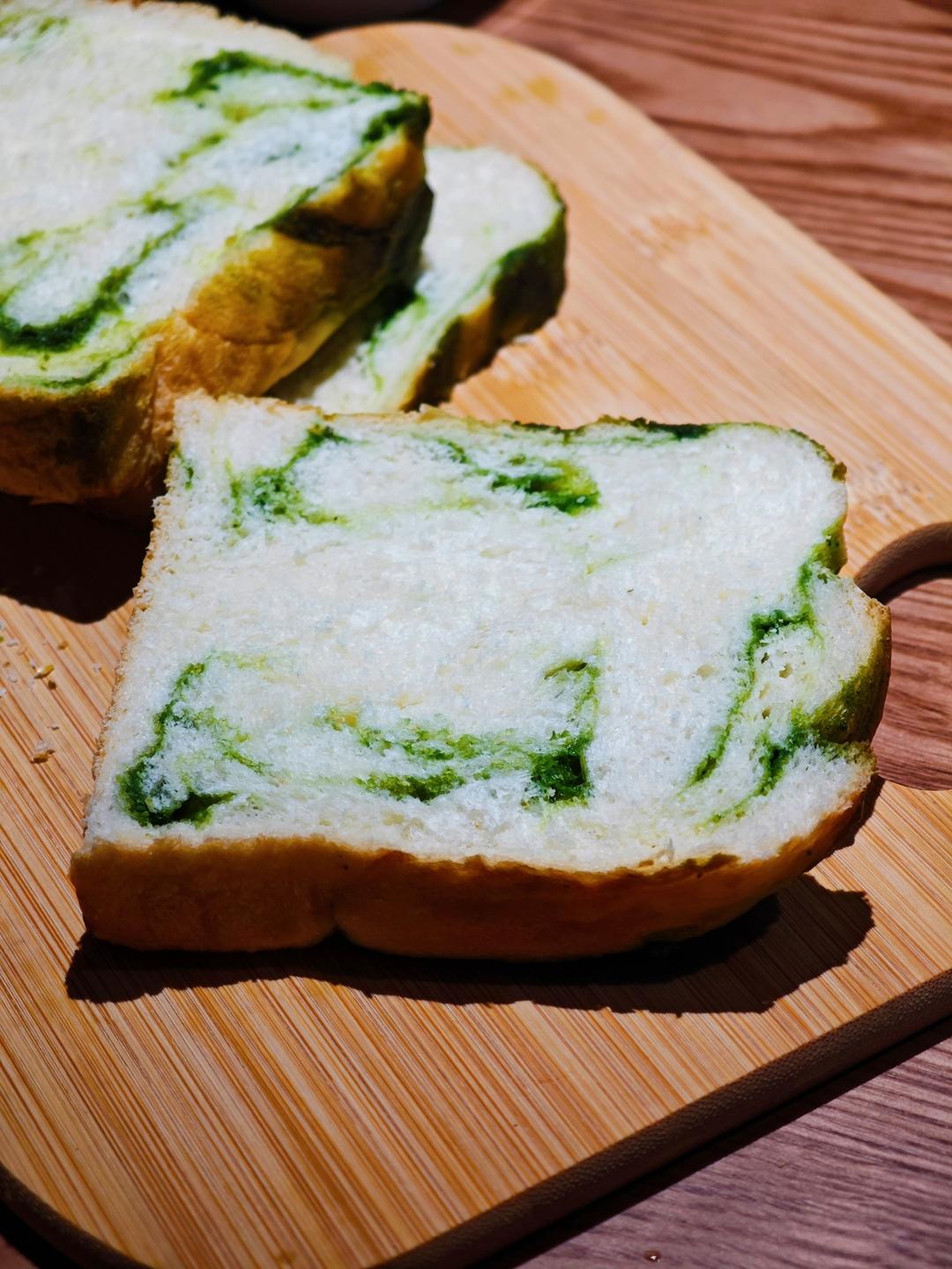 绿色心情---抹茶手撕小吐司