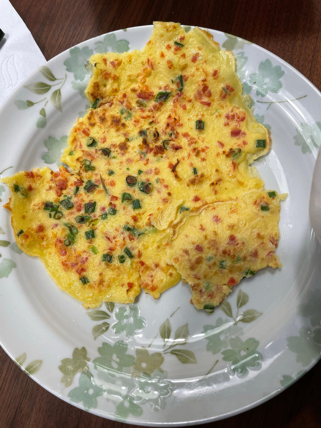 不粘粉，不揉面，5分钟就能搞定的鸡蛋饼