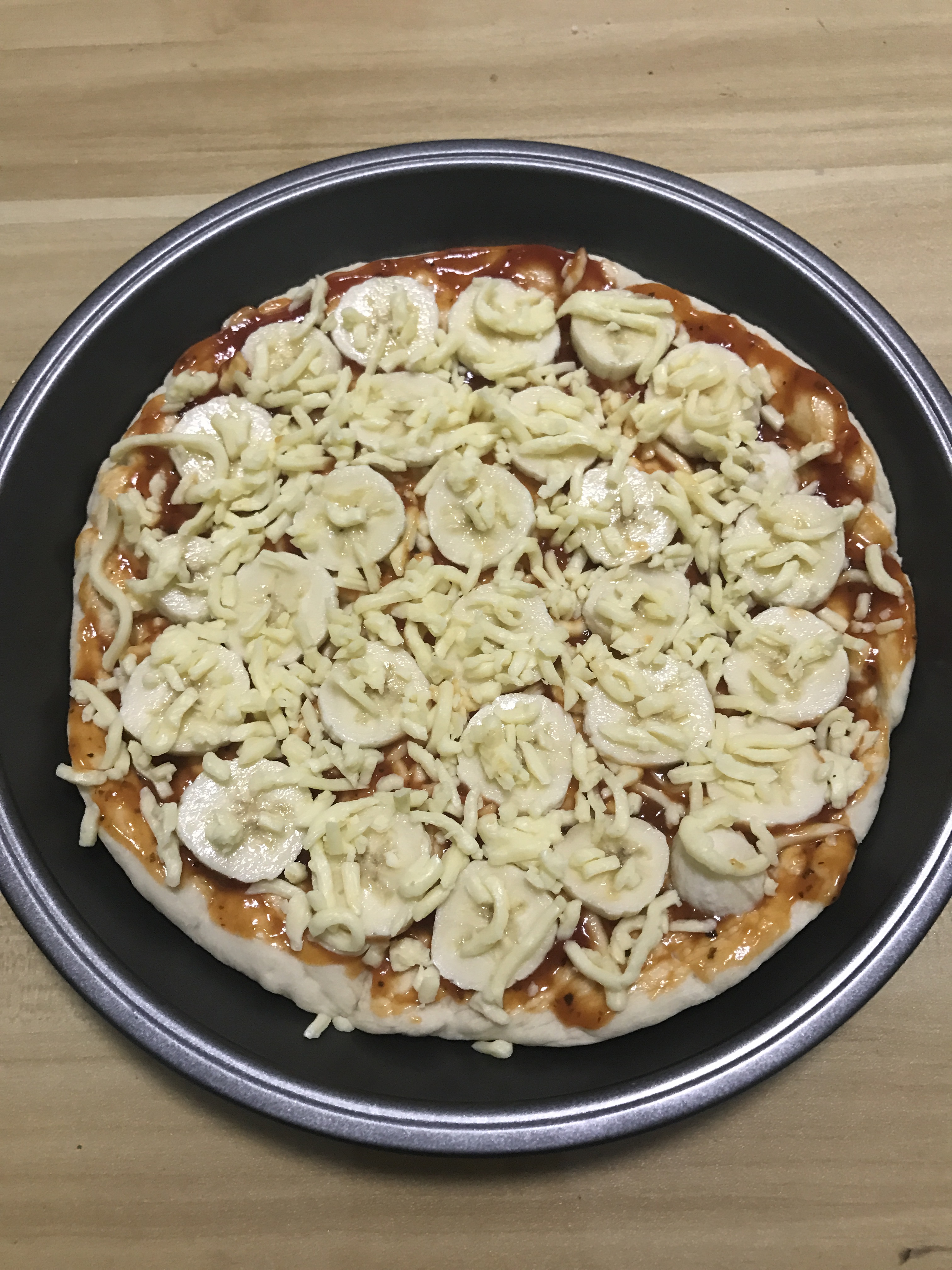 香蕉水果披萨🍕的做法 步骤2