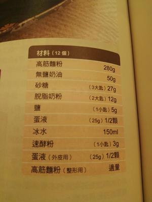 核桃樱花虾面包的做法 步骤1