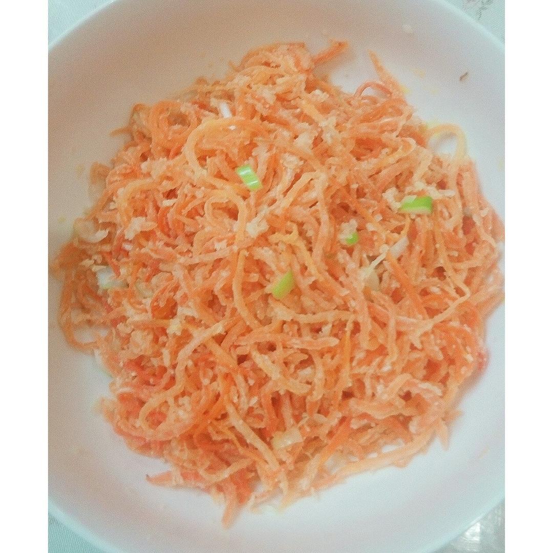 成功率超高的粉蒸胡萝卜丝