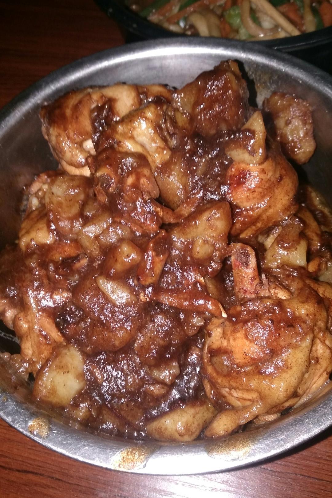 土豆焖鸡腿