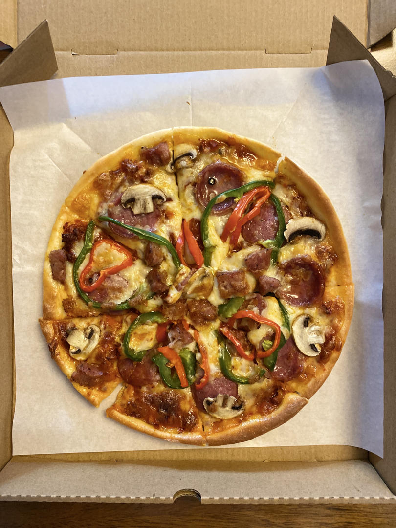 海鲜什锦披萨🍕，小白在家也能做