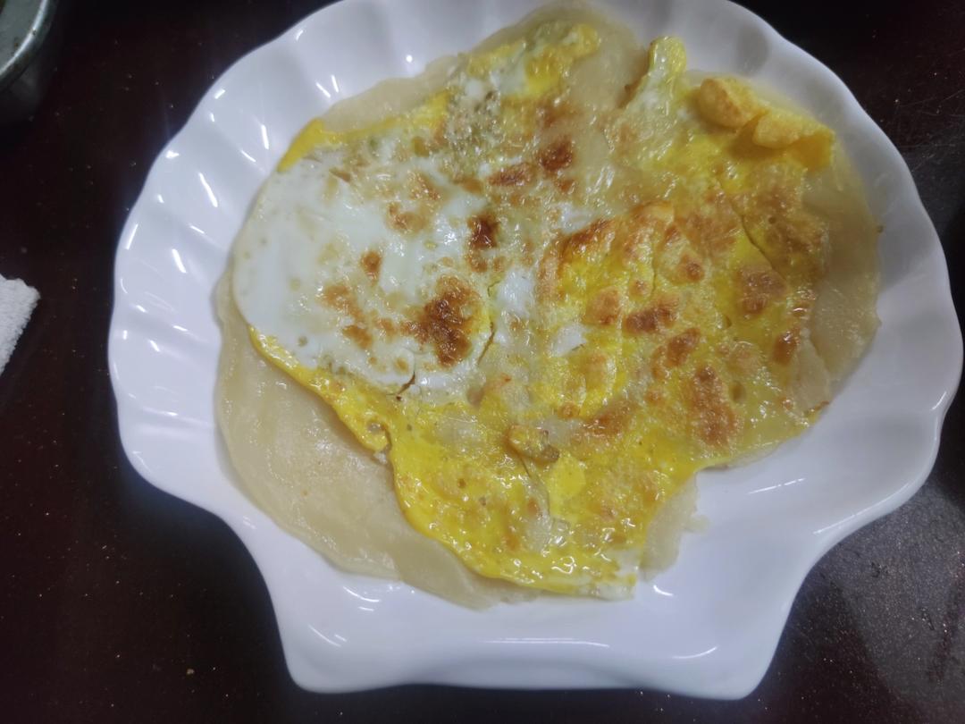 小麦粉鸡蛋饼