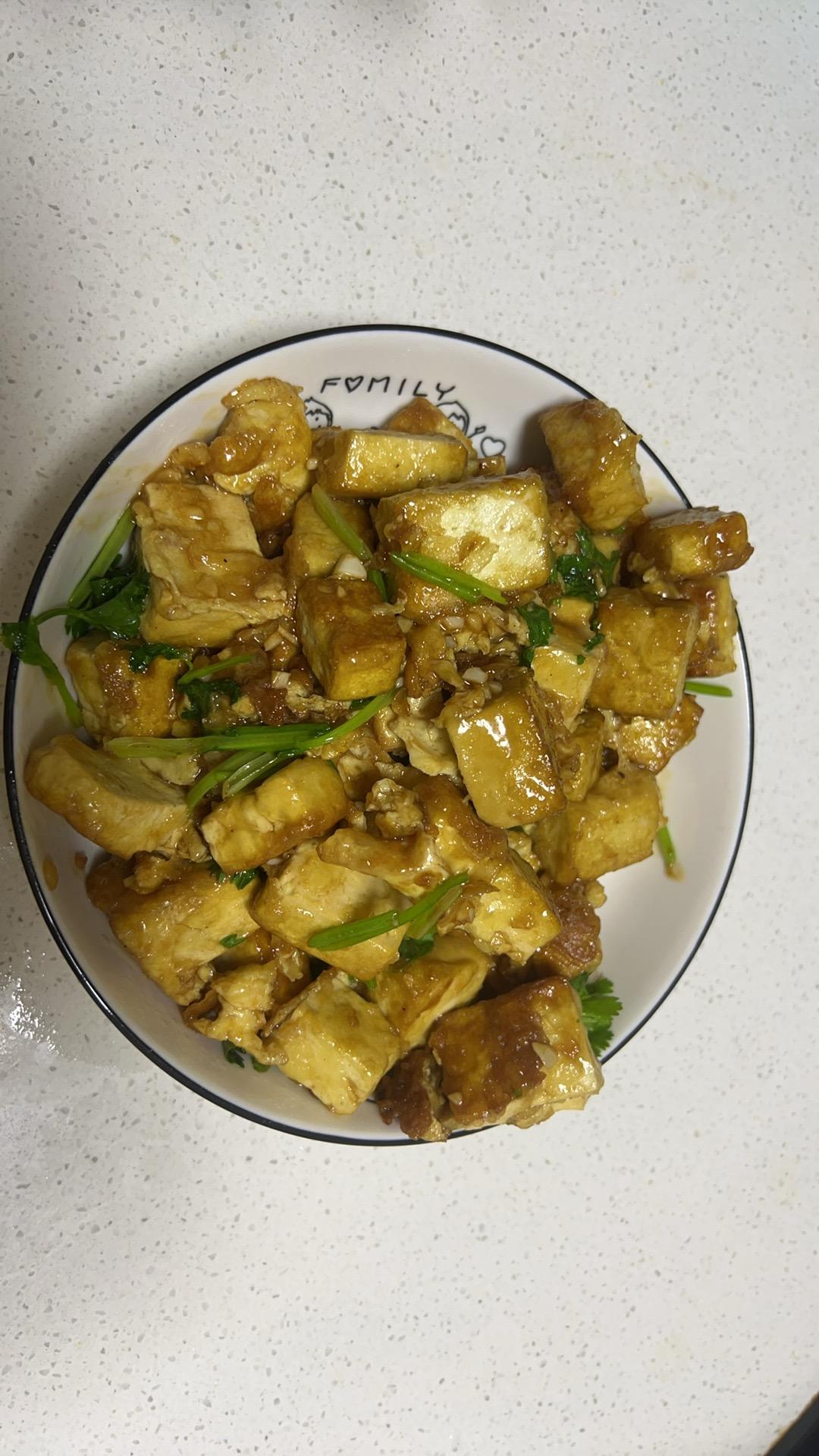 无敌好吃的香煎豆腐
