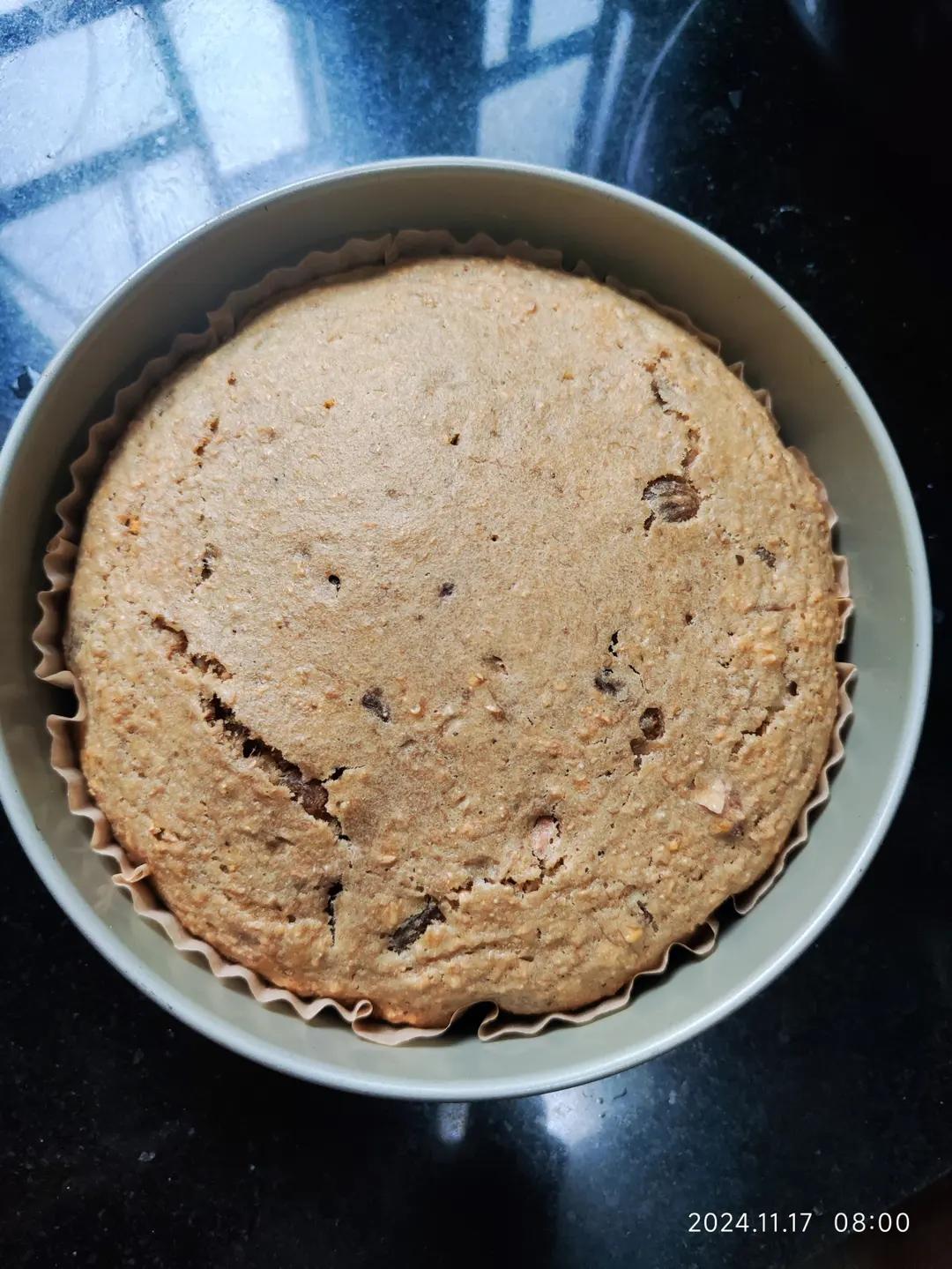 懒人快手5分钟搞定的     全麦核桃蛋糕