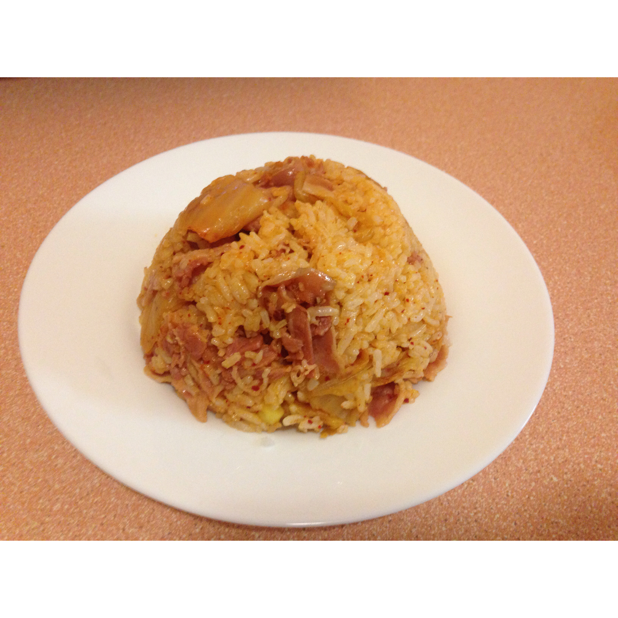 五花肉泡菜炒饭