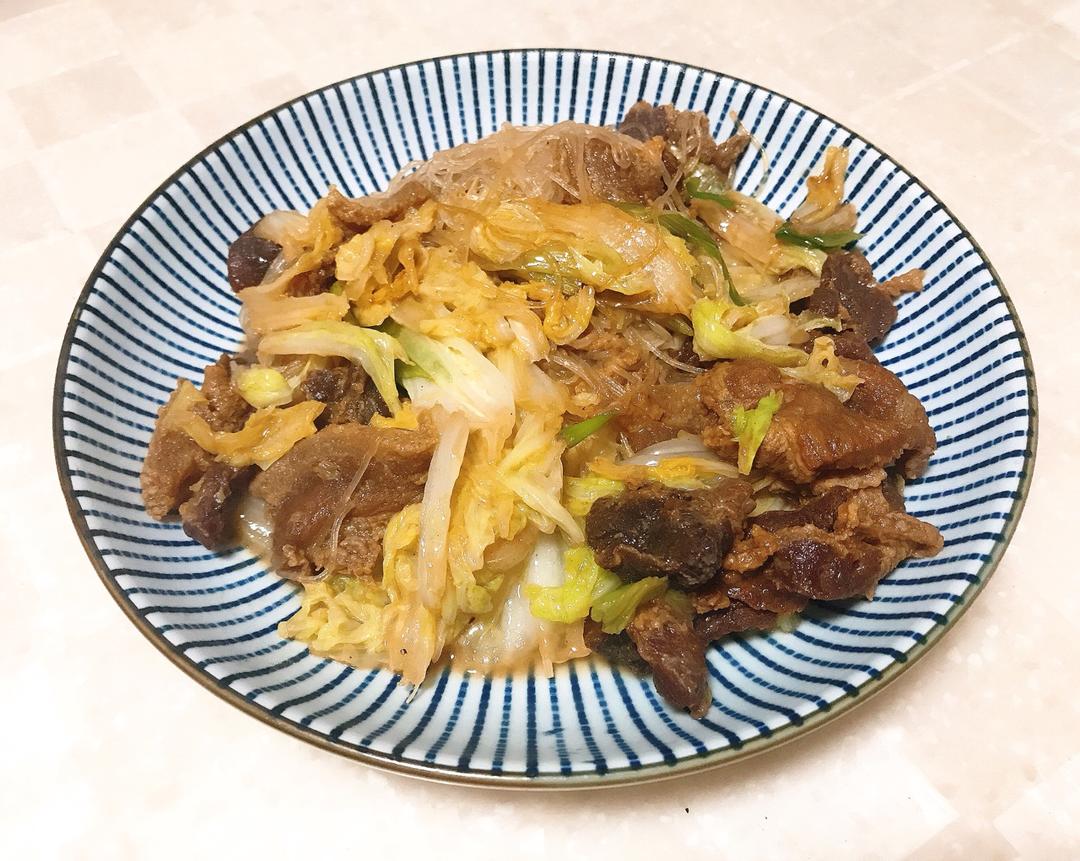 脂渣炒大白菜
