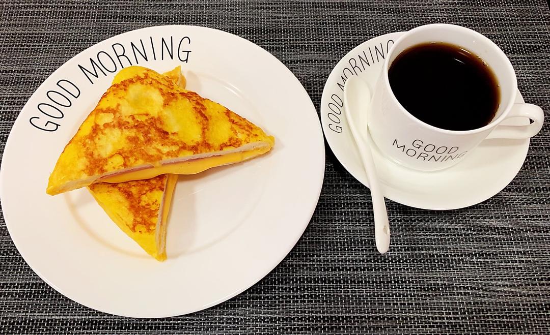 十分钟快手早餐【港式火腿西多士】