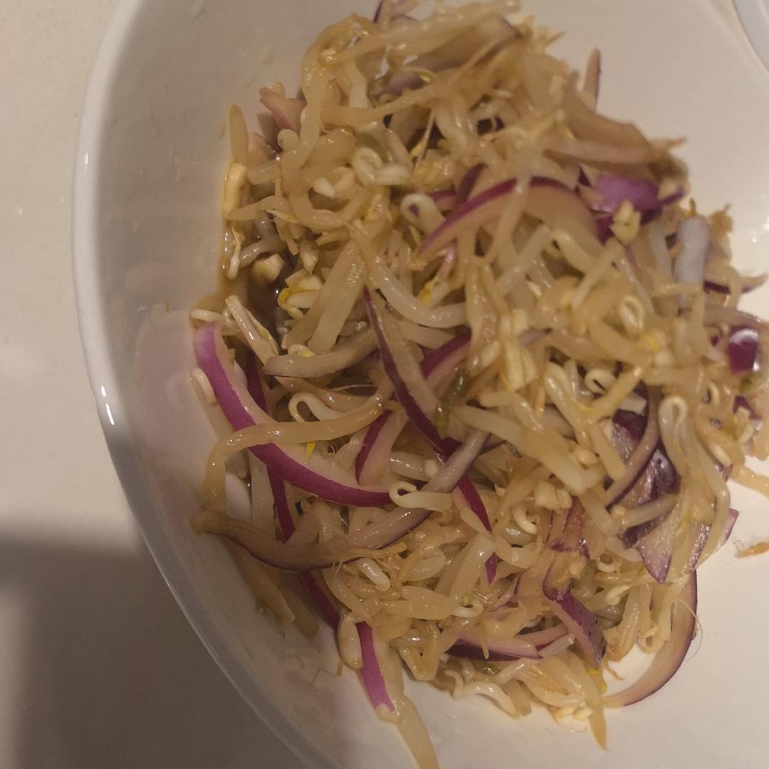 超简单韩式小菜 凉拌豆芽