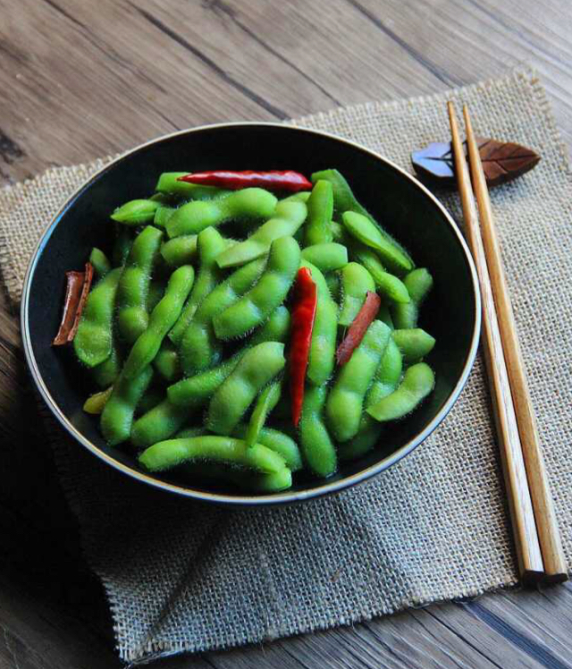 食以时做的盐水毛豆