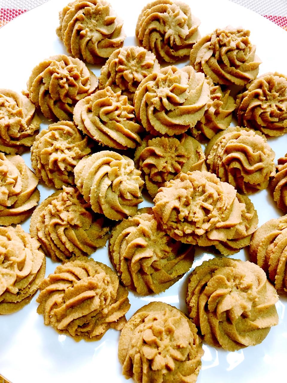 (珍妮曲奇+网红曲奇)咖啡小花配方/烘焙视频饼干篇2