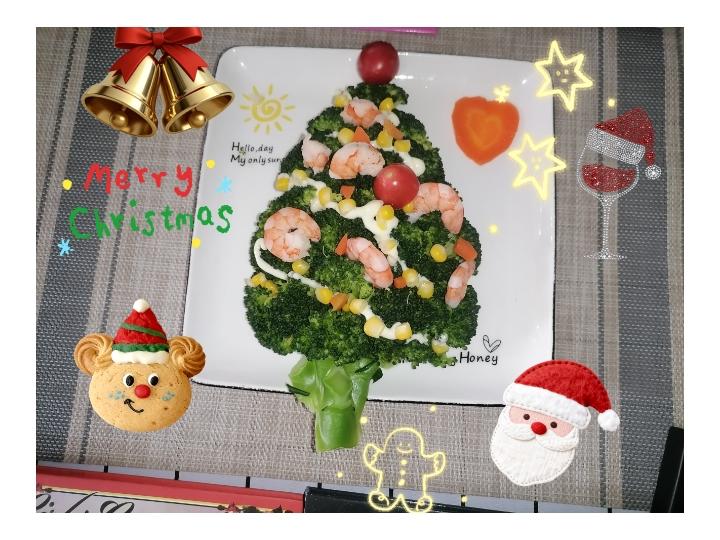 西兰花圣诞树