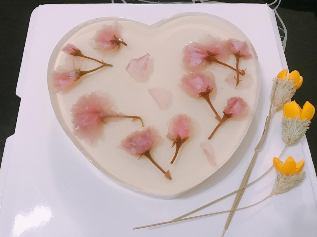 春季限定版【樱花慕斯】简单镜面艺术，不用烤箱，女生都抗拒不了