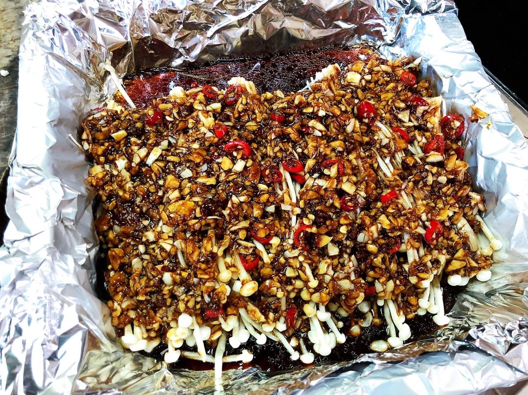 蒜蓉烤金针菇（烤箱版）