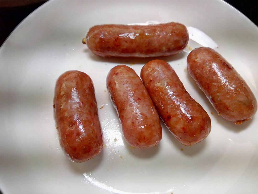 好吃到停不下来的~原味脆皮肠