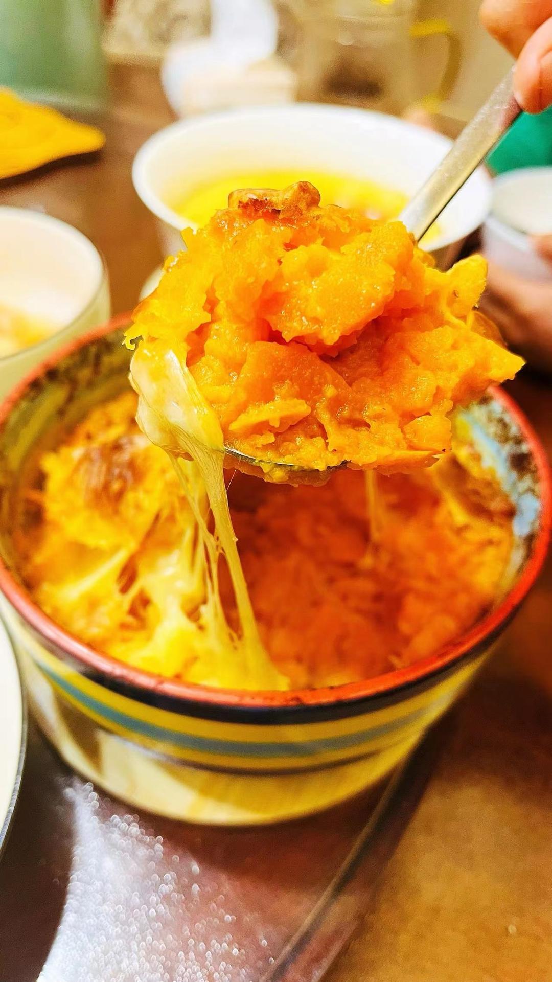 芝士焗红薯(烤箱版)