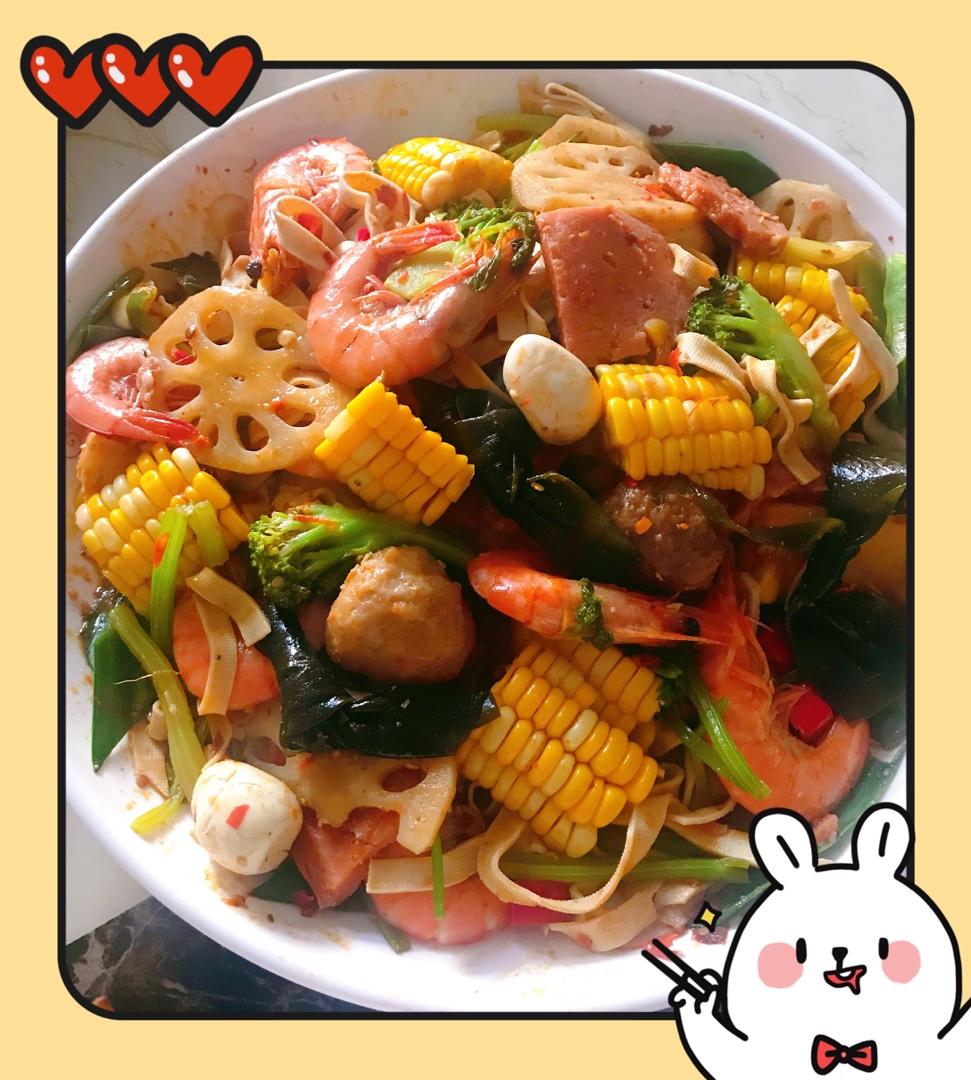 阿霞呗做的麻辣香锅