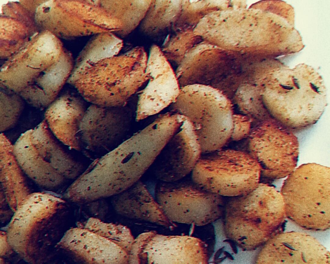 香煎（烤）孜然铁棍山药（变着花样吃山药）