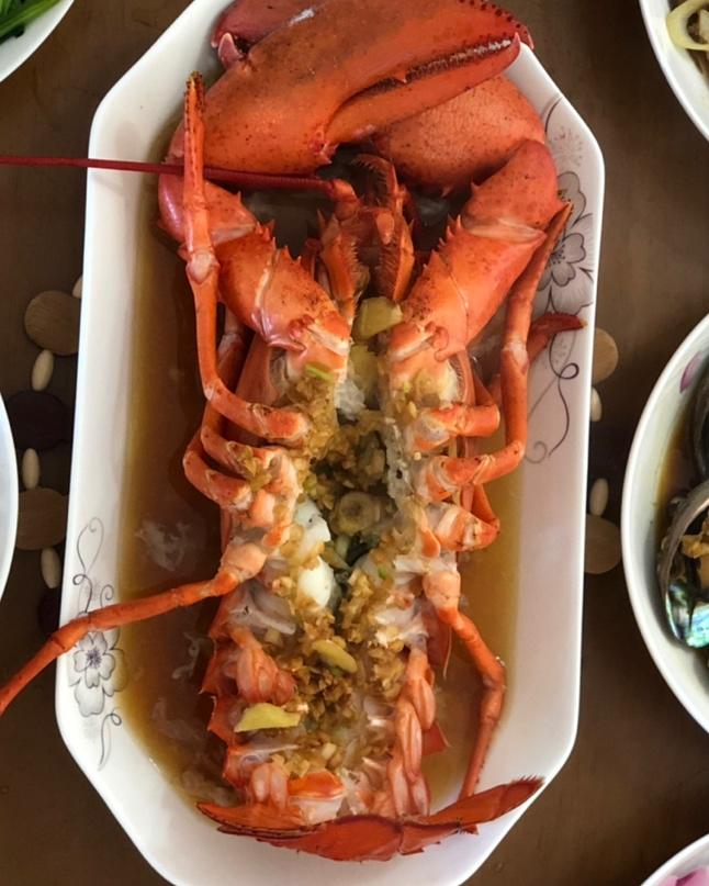 i风影cc做的清蒸大龙虾