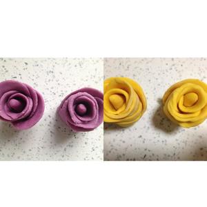 紫薯南瓜系列之玫瑰花卷的做法 步骤9