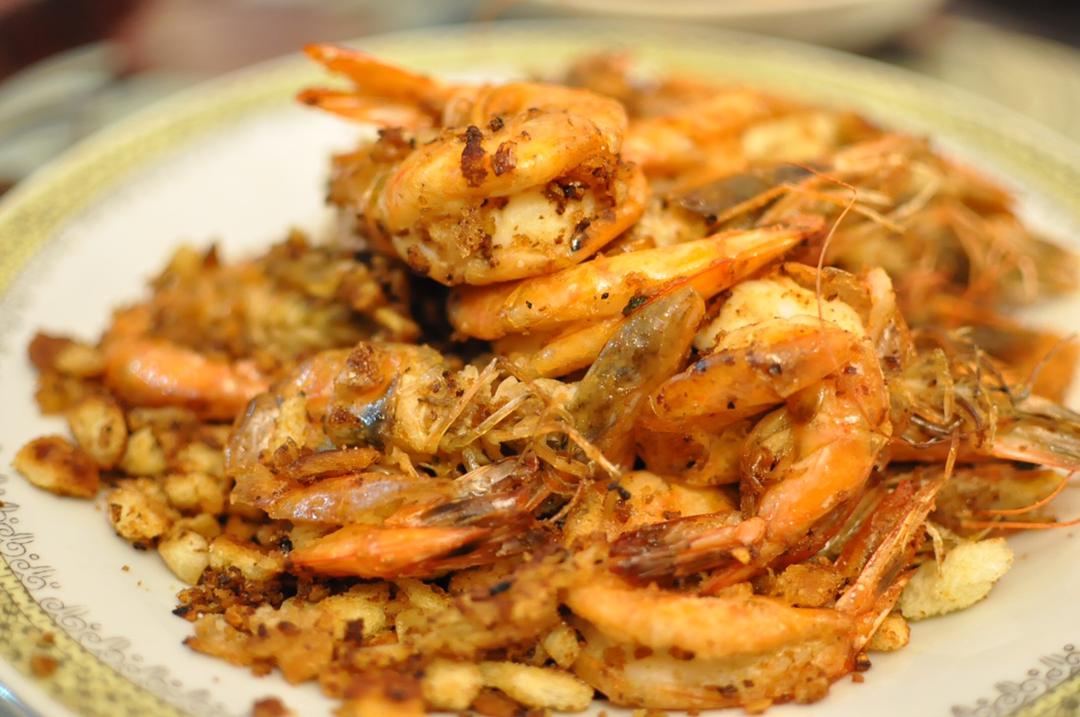 避风塘炒虾