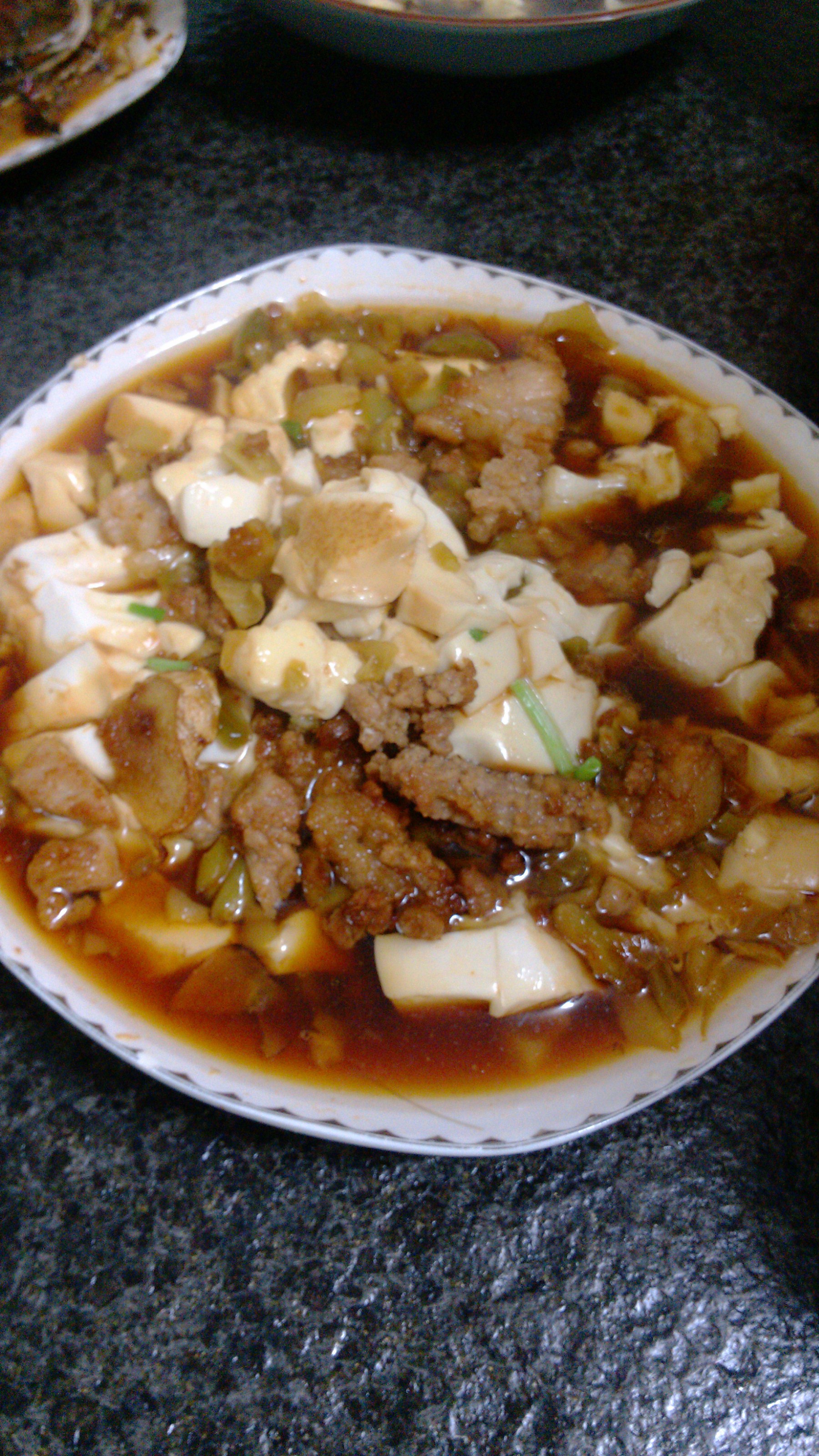 肉末蒸豆腐
