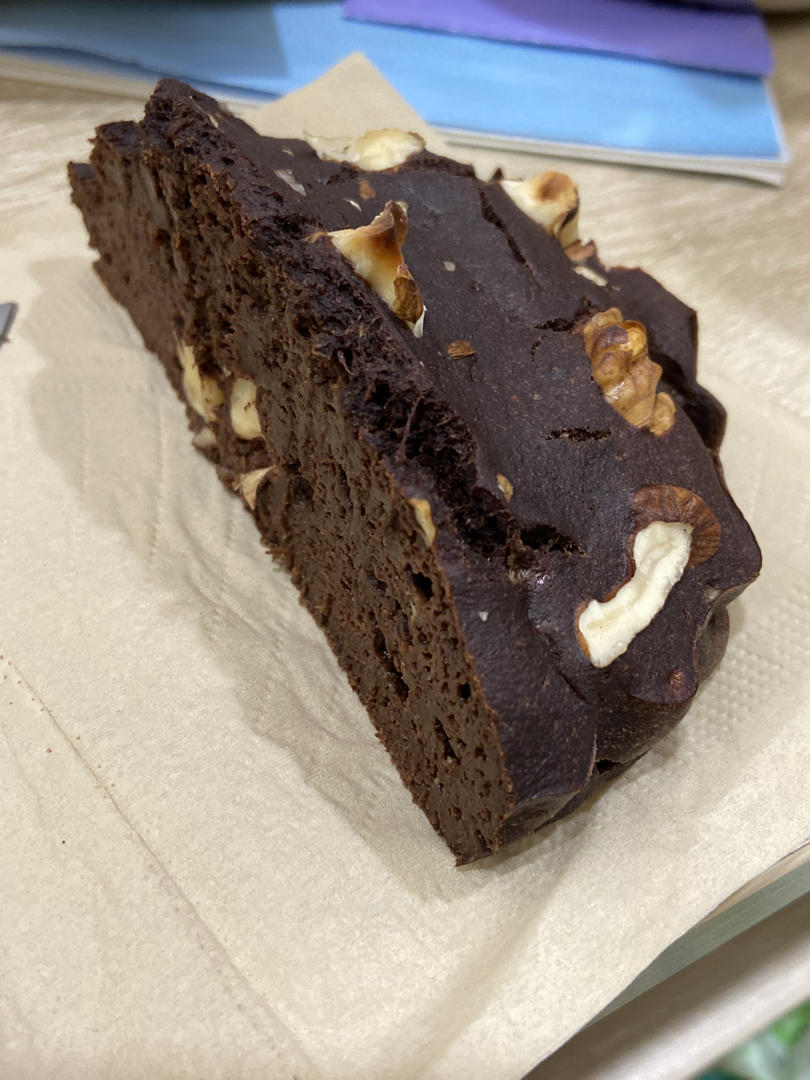 【无油无糖减脂超好吃】布朗尼蛋糕 Fudgy Brownie