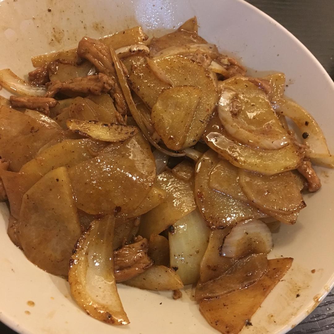 孜然洋葱土豆片