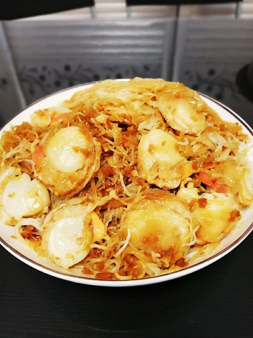 蒜蓉粉丝蒸扇贝粉丝入味有诀窍