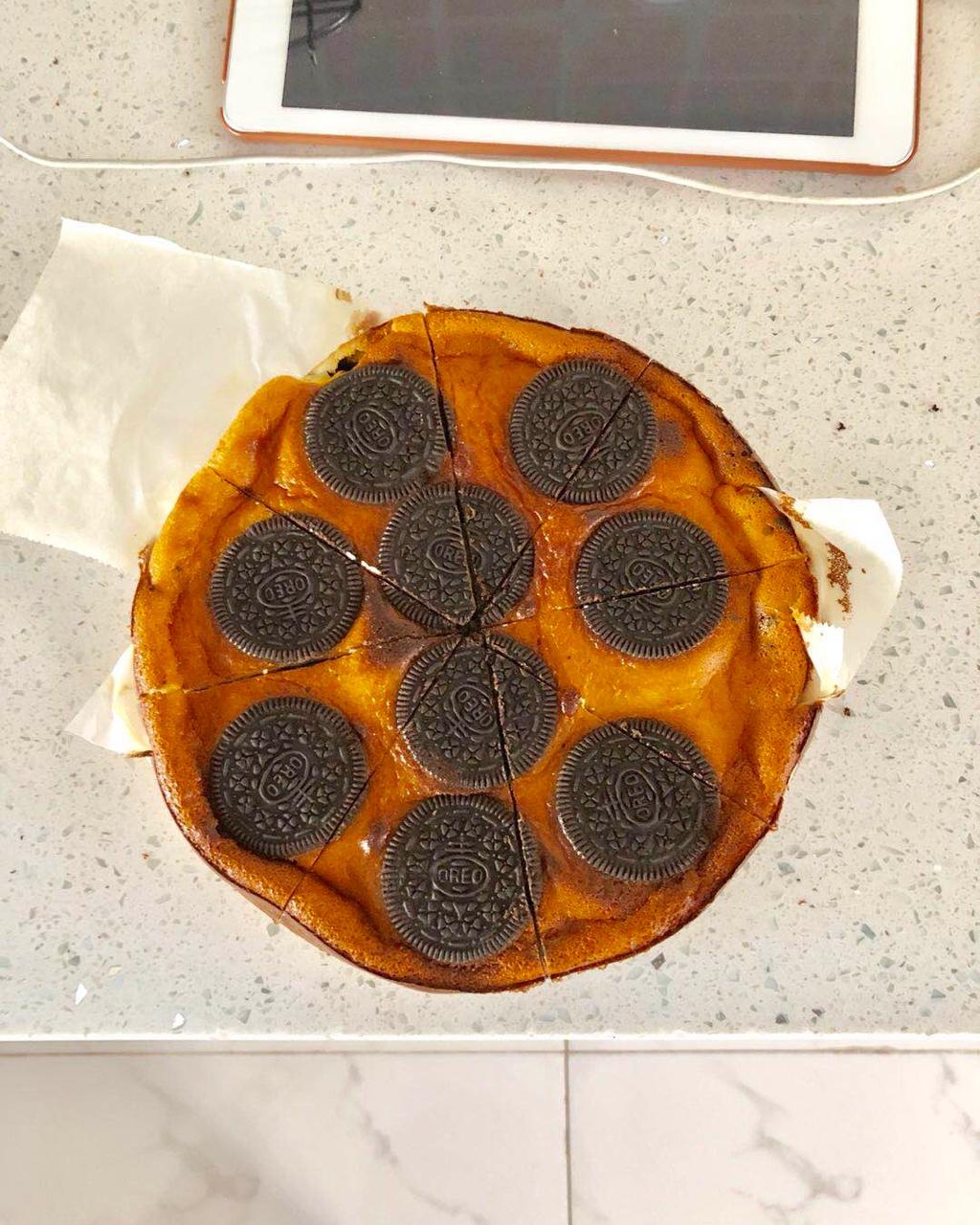 Baked Oreo Cottage Cheese Cake 奥利奥干酪起司蛋糕 by あっ、 妄想グルメだ!