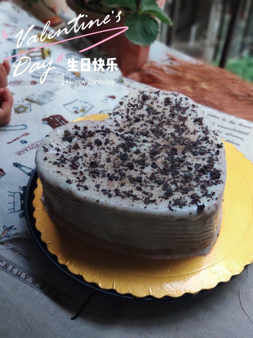 八寸心形戚风蛋糕