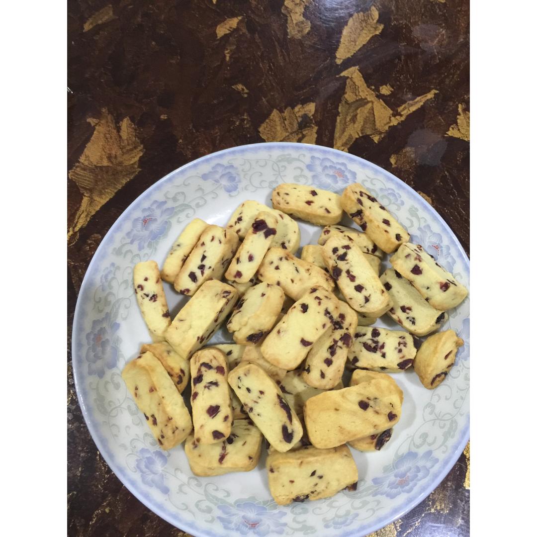 低糖少油版蔓越莓饼干