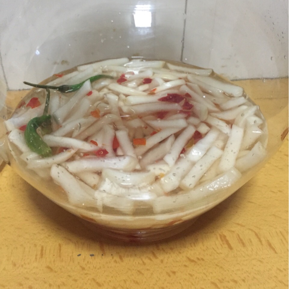 酸甜脆爽腌萝卜