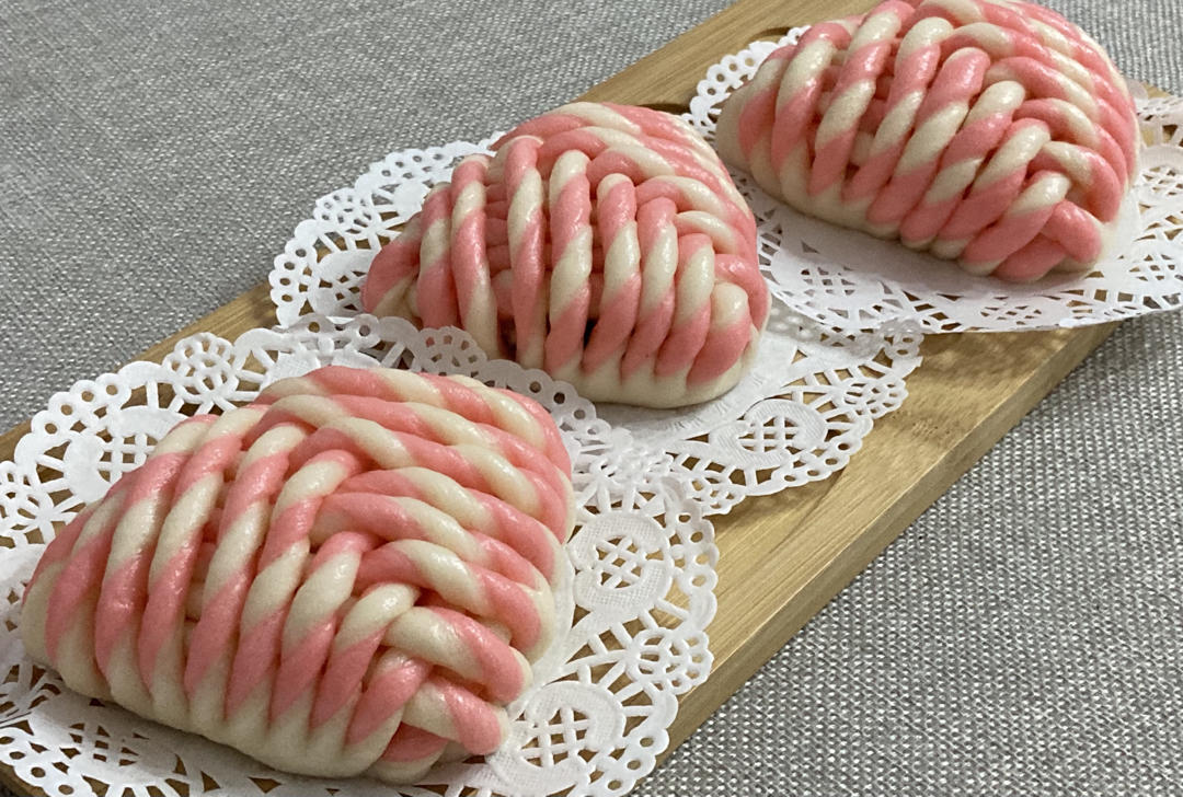 花儿馒头9              花式豆沙包A