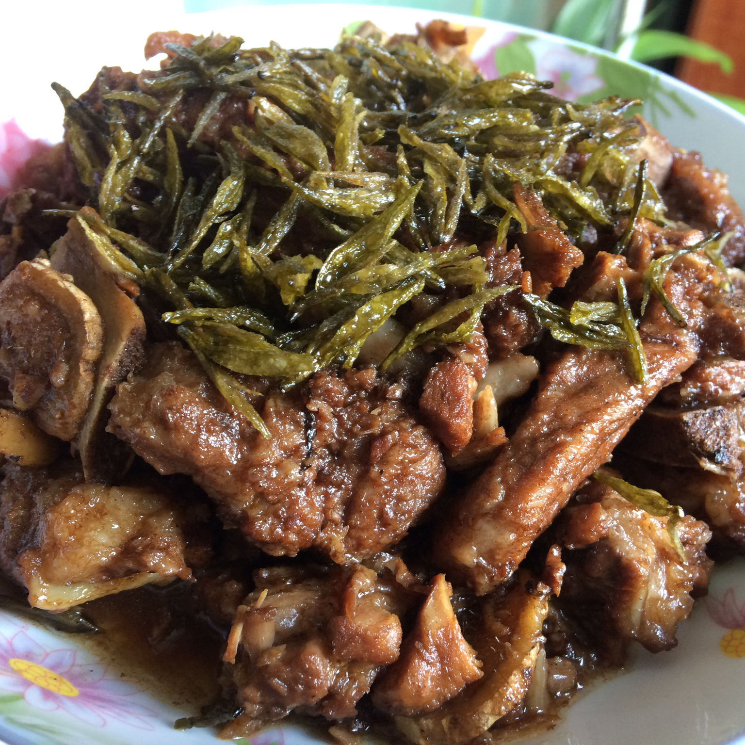 绿茶香排骨