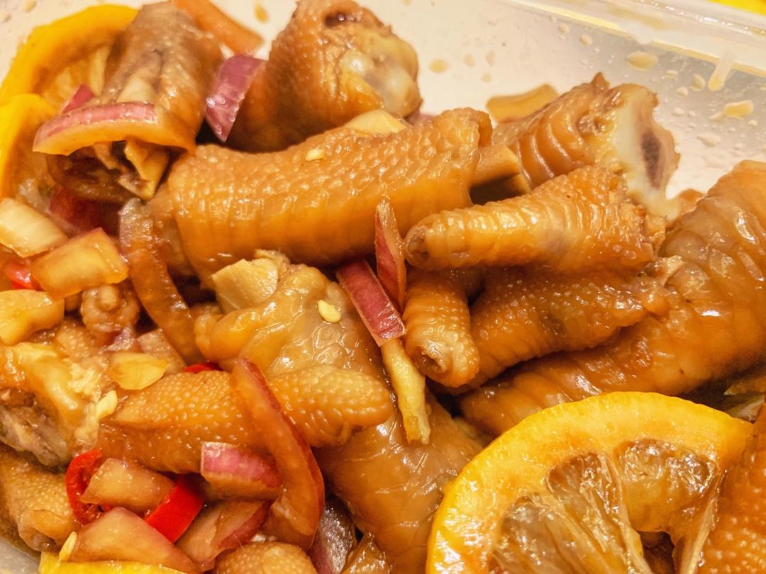 【柠檬酸辣鸡爪】自制超级无敌美味的网红鸡爪