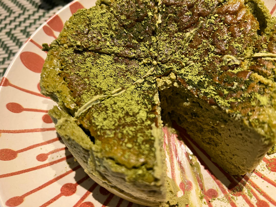 流心抹茶巴斯克芝士蛋糕