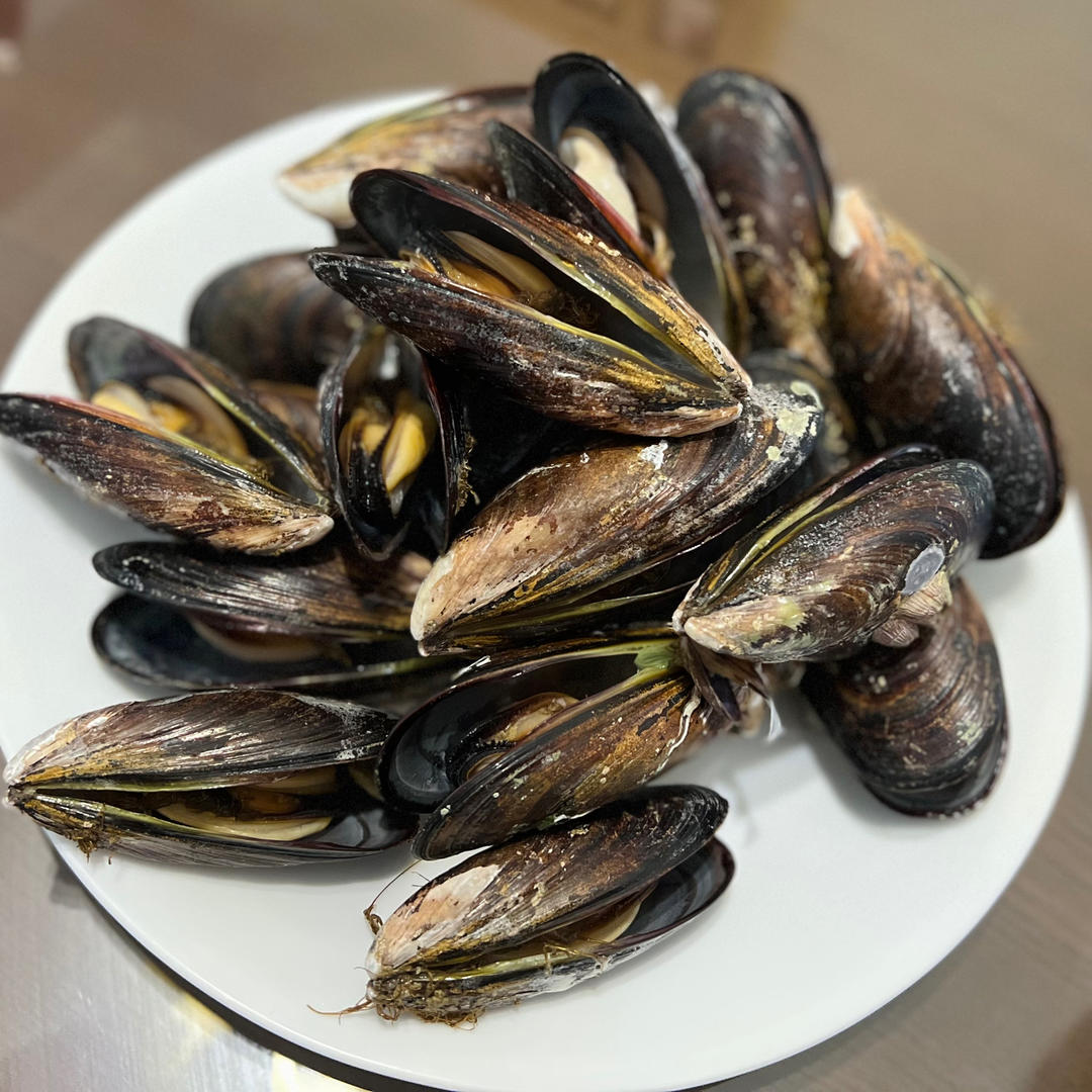清煮海虹（青口）--原汁原味海虹最简单吃法
