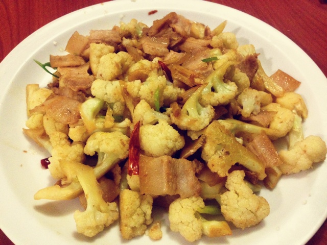 老丁的私房菜-干锅花菜