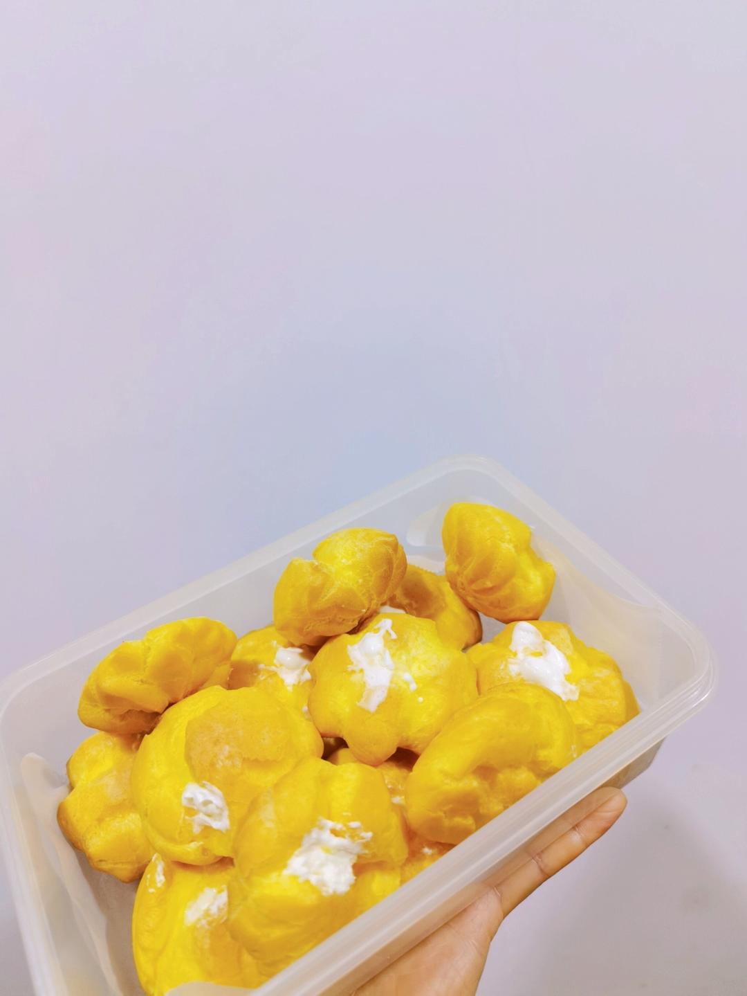 简单易成功的奶油小泡芙做法
