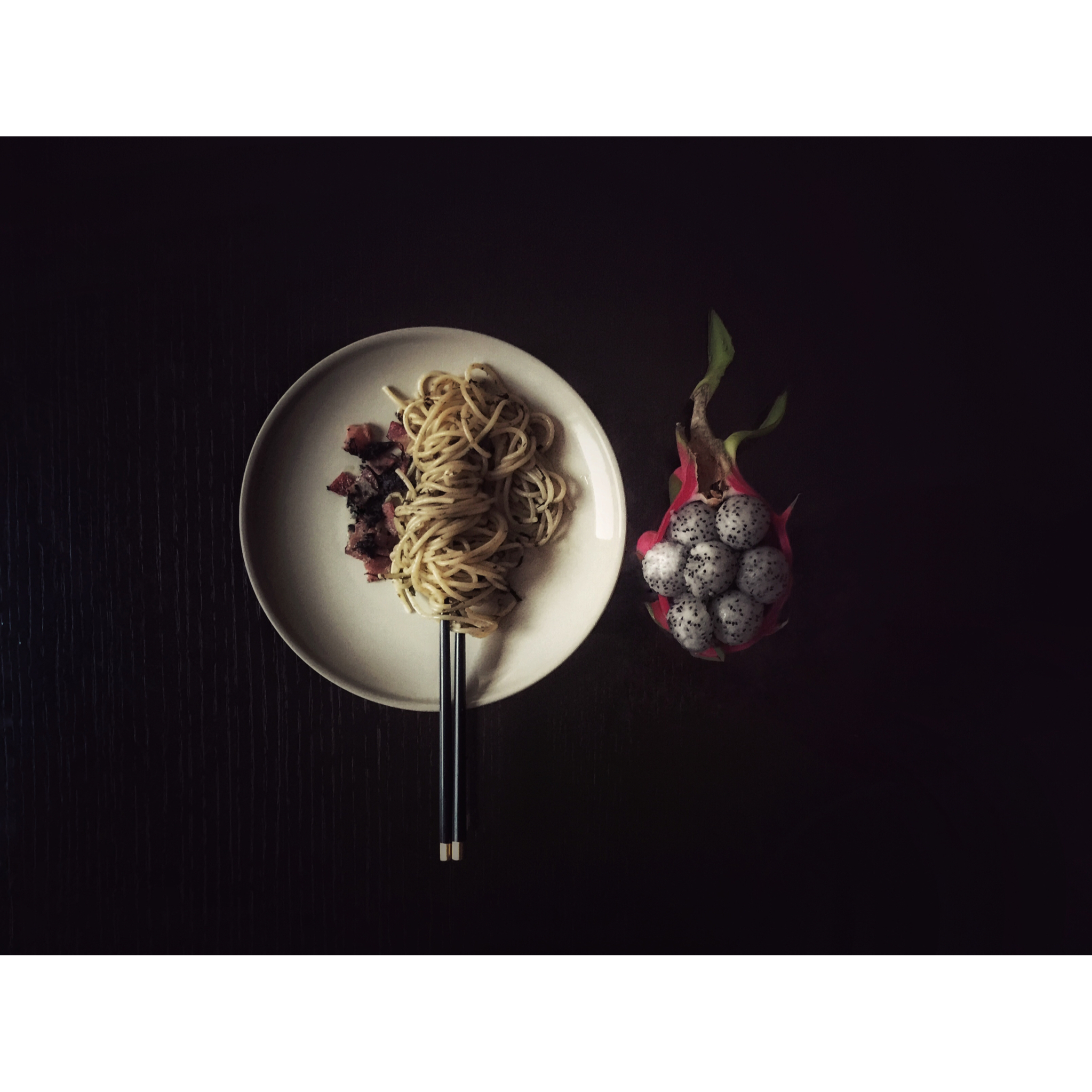 可能是最好吃系列--橄榄菜培根意面