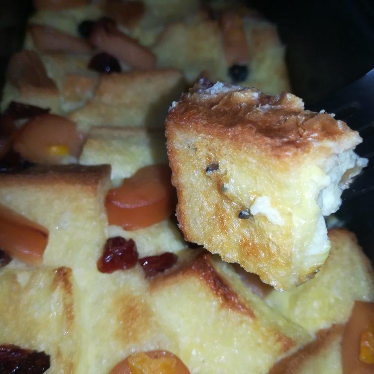 牛奶吐司鸡蛋布丁（失败吐司的归处）