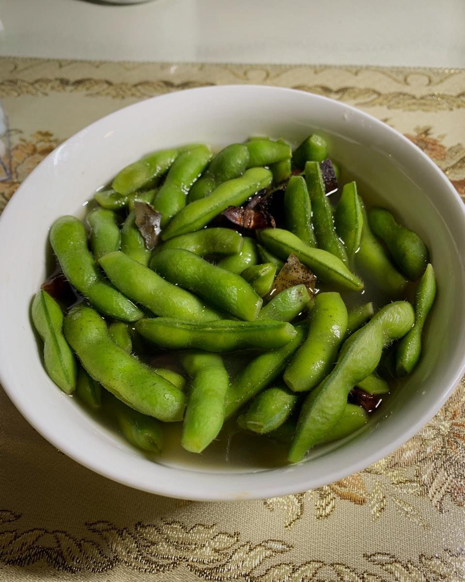 豪华版水煮毛豆