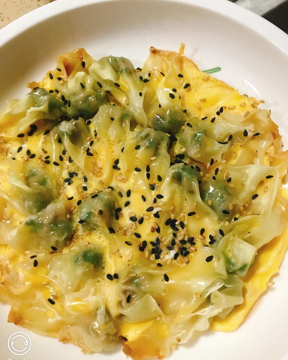蛋煎小馄饨